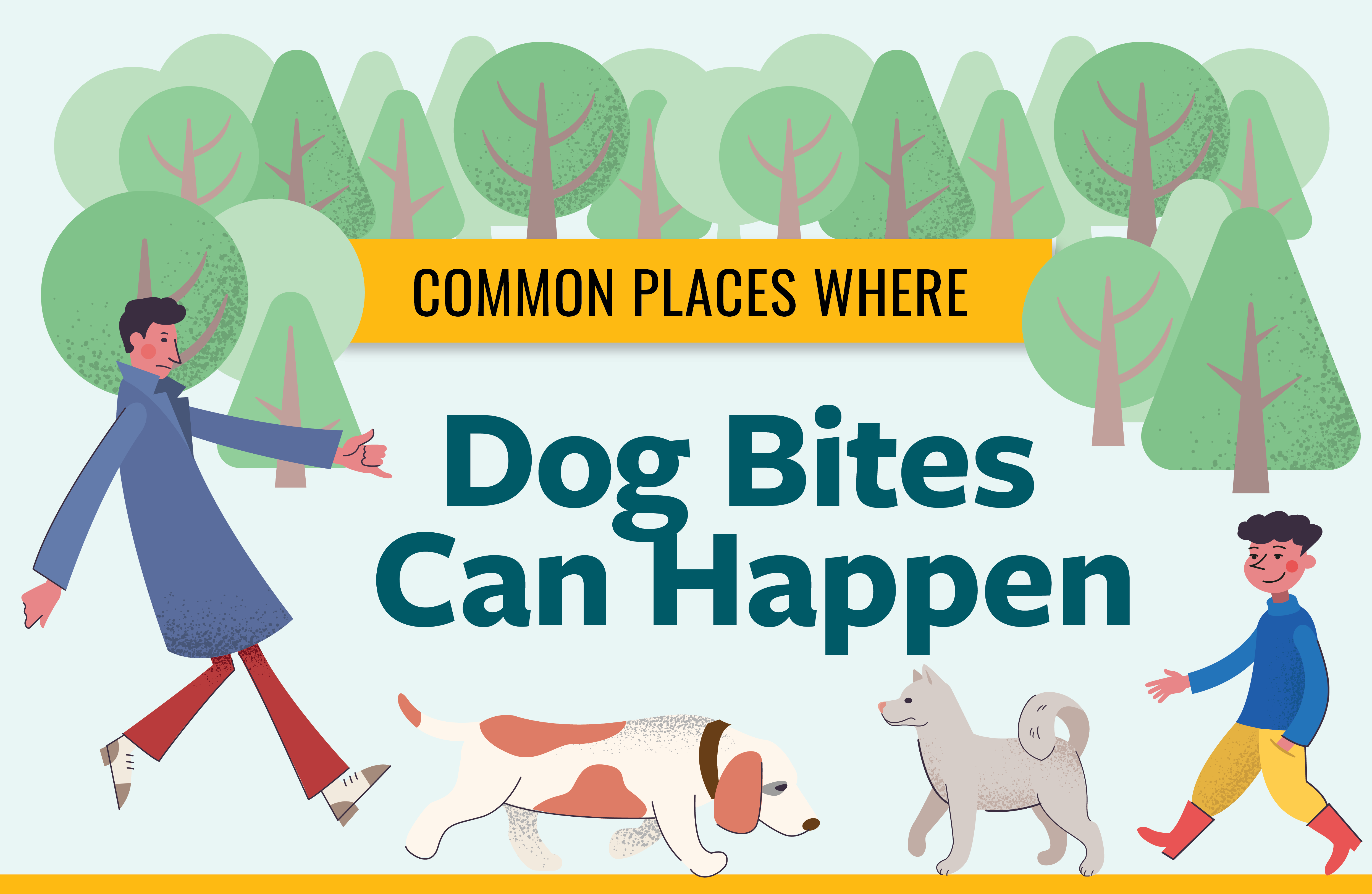 Common Places Where Dog Bites Can Happen