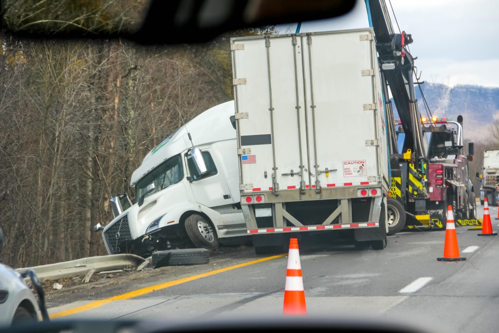 Teen Driver Crashes into Semi-Trailer Truck After Fleeing Traffic Stop ...