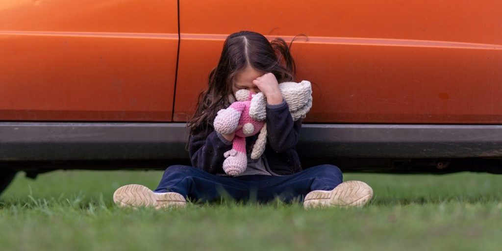 child suffering empotional trauma after a car accident in Chicago, IL